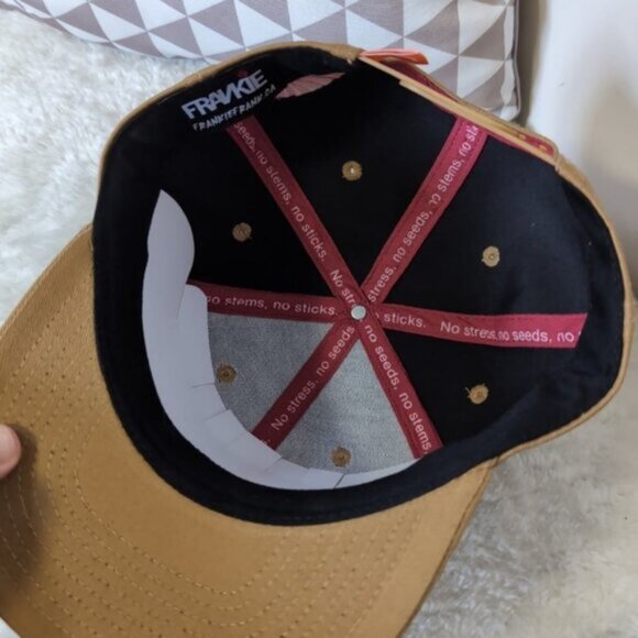 Frankie Frank Canada Retro 70s Style Twenty Flat Bib Snap Back Cap OS - Picture 3 of 5